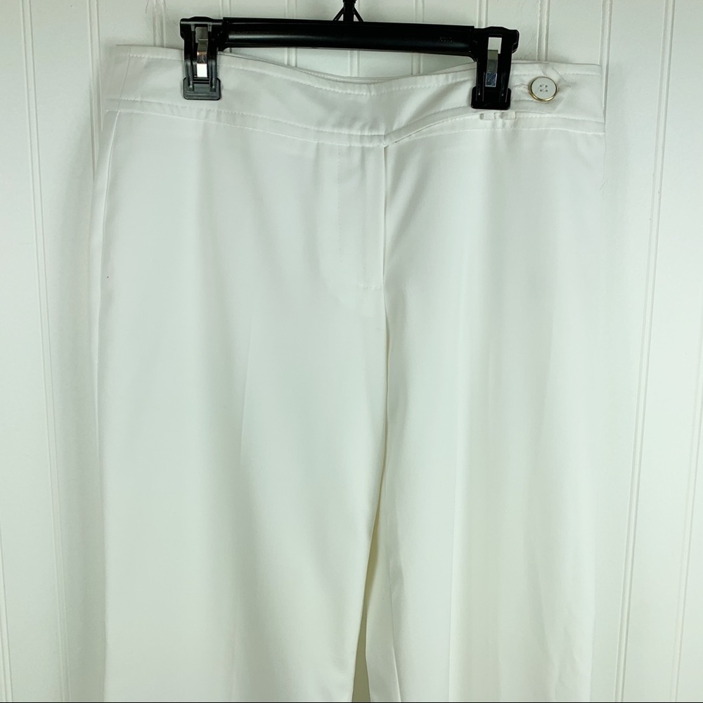 Trina Turk Pants Size 4 White Slacks - Picture 2 of 8